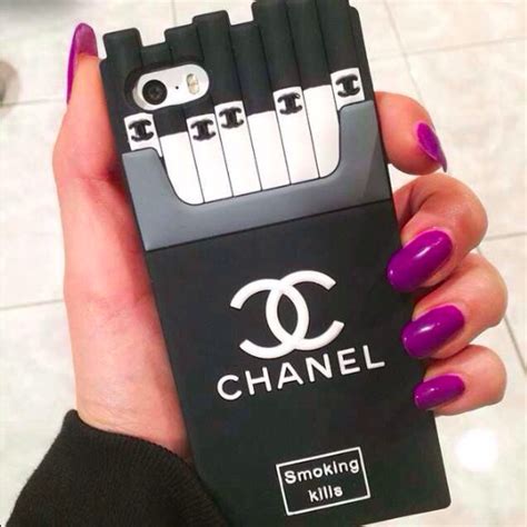 chanel phone case original|iphone case chanel smoking kills.